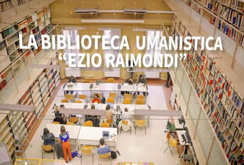 Video di presentazione della Biblioteca Umanistica "Ezio Raimondi"