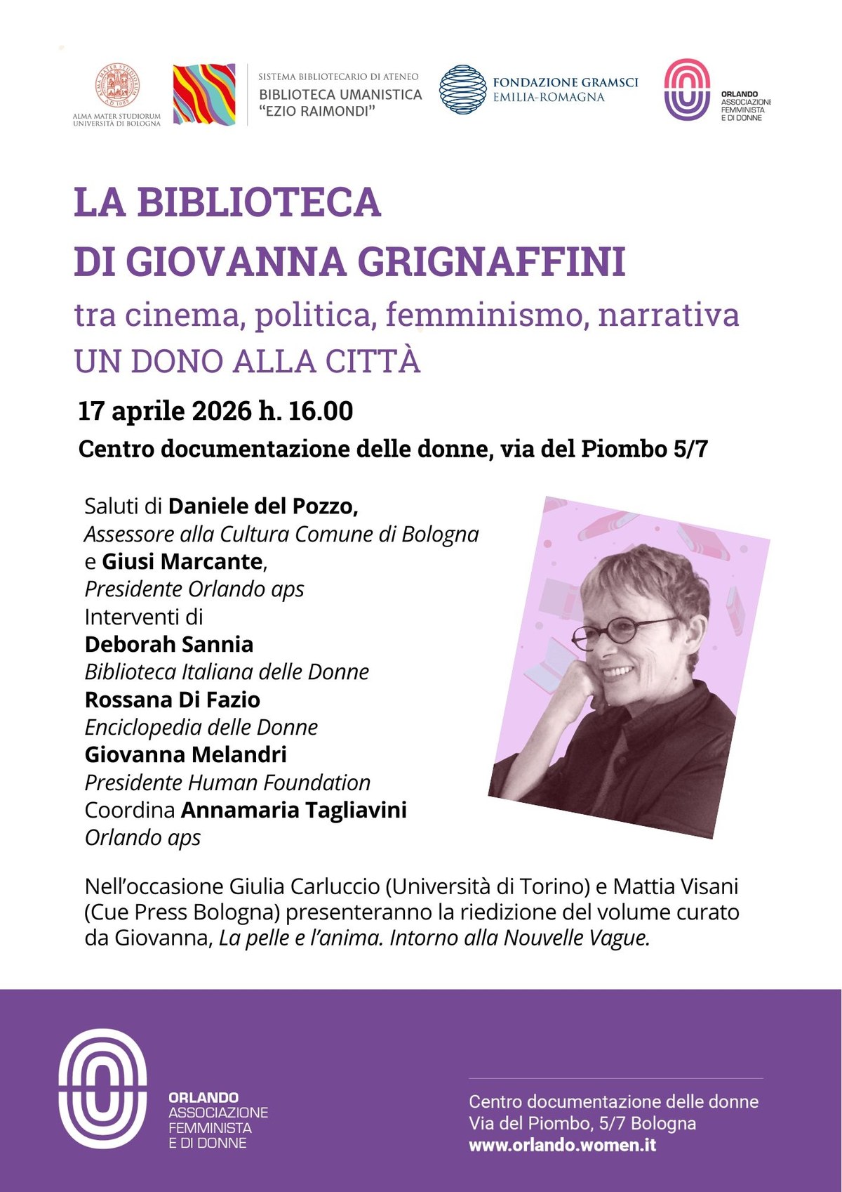 Locandina Giovanna Grignaffini